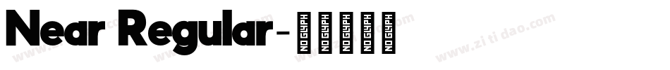 Near Regular字体转换